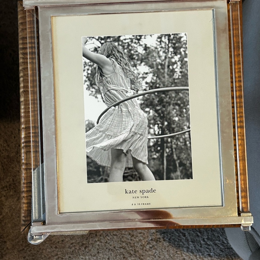 Kate Spade Metallic Silver Picture Frame